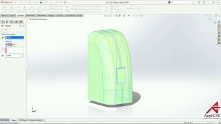 Thicken Surface | SOLIDWORKS 2020