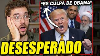 TRUMP ENTRA EN PÁNICO Y ATACA A OBAMA POR IRÁN. CADA DÍA MÁS LOCO.