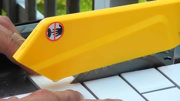 Cutting Tile With a Wet Saw