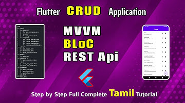 Flutter CRUD App with MVVM and BLoC | REST Api | Complete Full Tutorial for Beginners | Dilip Coder