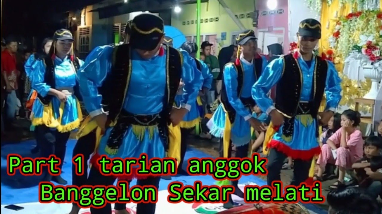 part 1 sekil pemain gendang dan tarian anggok banggelon Sekar melati...