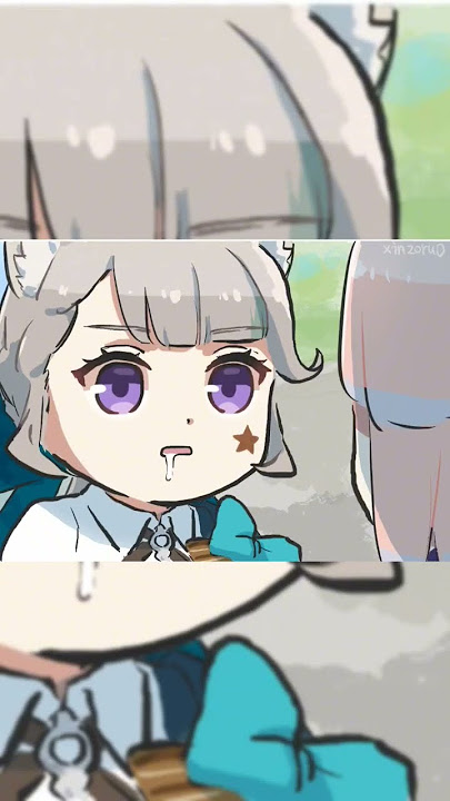 hutao is taking revenge on kokomi for healing her🤣 #genshinimpact