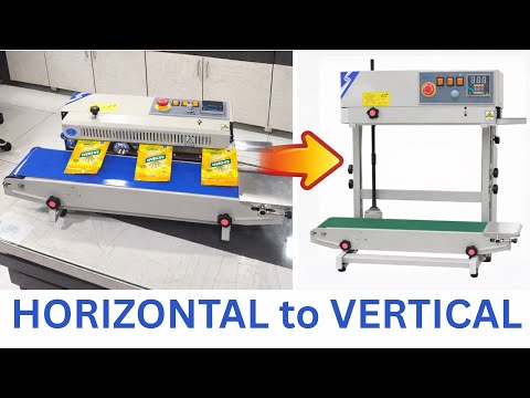 How to Convert Hualian 770 Band Sealer from Horizontal to Vertical | Stand Installation Demo thumbnail