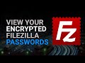 View Encrypted Filezilla Passwords as Plain Text