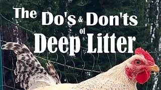 Deep Litter Method for Chicken Coop Composting | Save Time & Money!