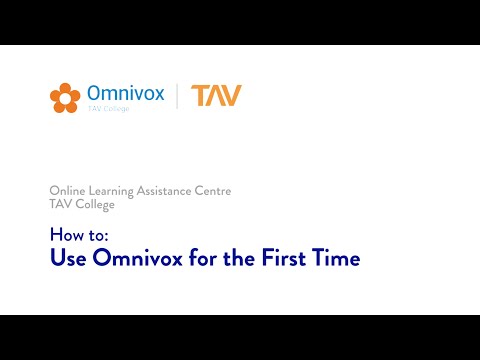 How to use Omnivox for the first time