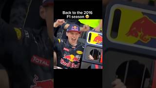 Back to the 2016 F1 season🥹