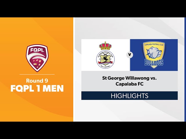 FQPL 1 Men Round 9 - St George Willawong vs. Capalaba FC Highlights