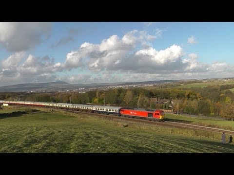 60011 on Copy Pit Line, 'The Pennine Panorama No. 2' 10th November 2012