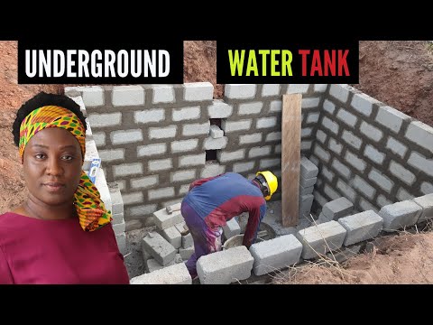 ⁣Building Our Massive Underground Water Tank - Step By Step Process || Building in Ghana