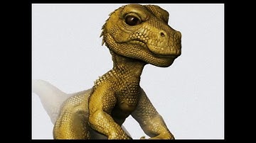 Baby Dino - ZBrush 4 - timelapse modeling and polypainting. Dethan