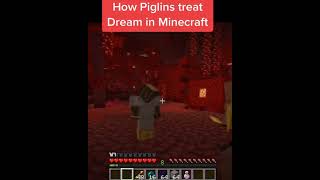 How Piglins Treat Dream Minecraft