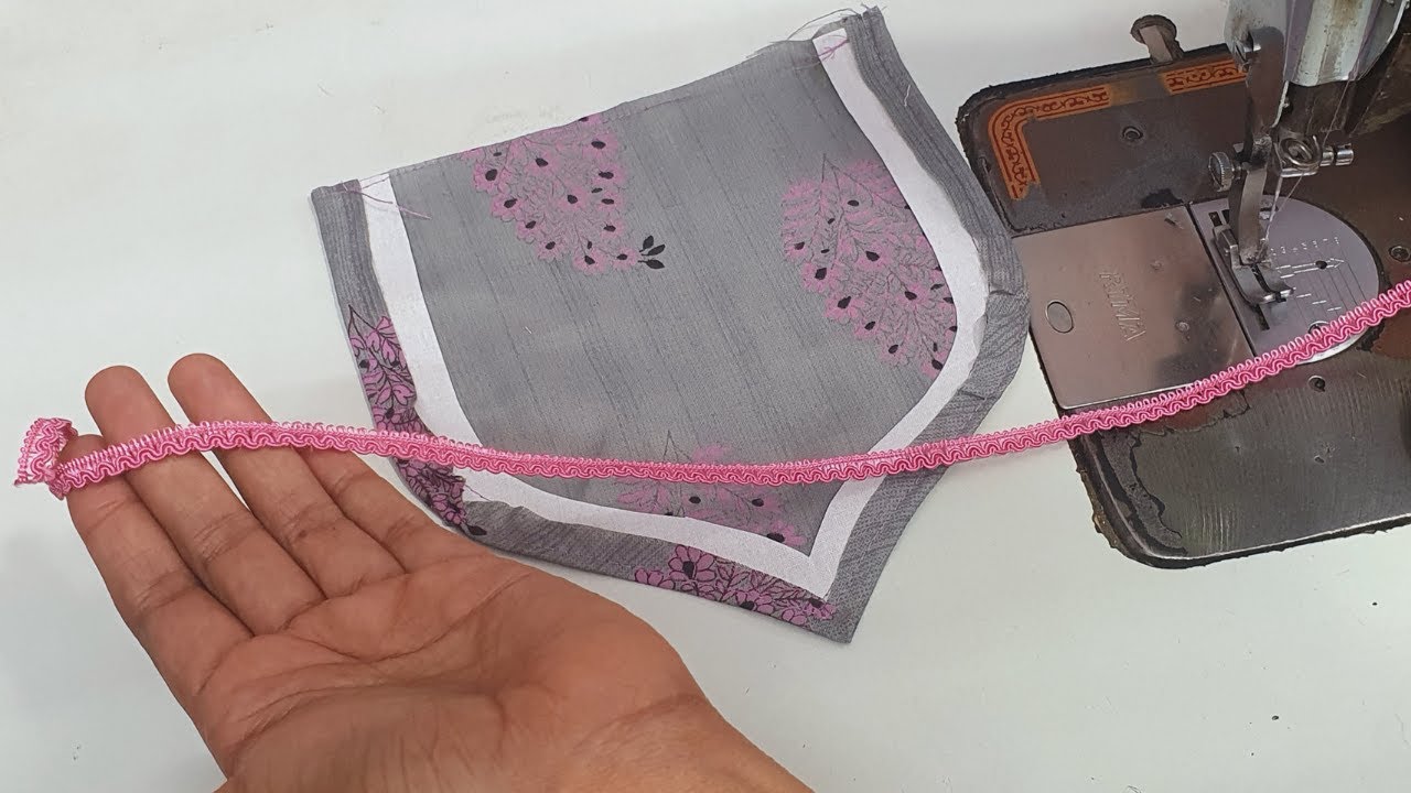 Neck Design with Lace How to attach Gum/Invisible Lace on any Neck