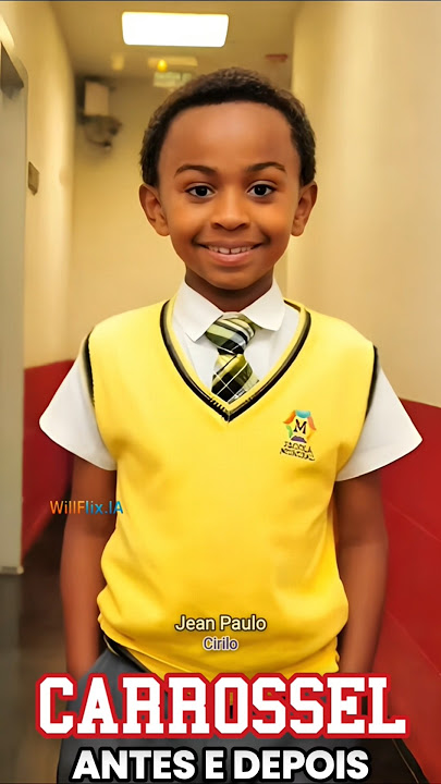 Antes e depois: Carrossel - Parte 2 #willflixia #carrossel #novela
