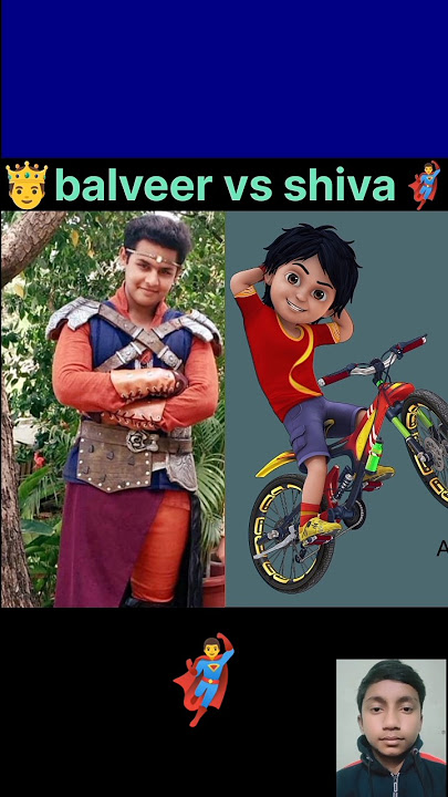 balveer in 🆚 Shiva cartoon character match 🤴#shorts #youtubeshorts