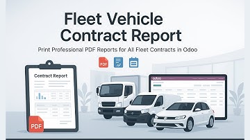 Odoo Fleet Contract Report PDF | Print Detailed Vehicle Contract Reports in Odoo | Odonity