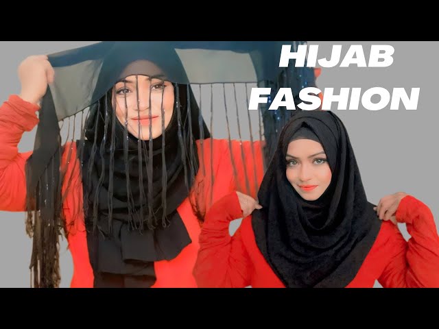 Easy u0026 Fashionable Hijab Tutorial | How to Style Hijab For Wedding | Hijab Fashion class=