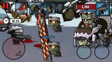 zombie age 3 clown with team fatal freeze enemies protect actress | android gameplay part 840