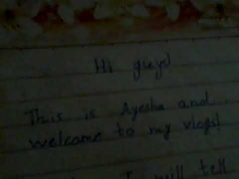 Introduction (my name,age,grade,date of birth) - YouTube