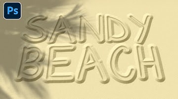 Photoshop Tutorial: Write Text & Draw in Sand | Realistic Beach Sand Effect