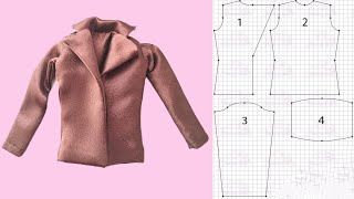 blazer para Barbie(Patrones en la descripción)