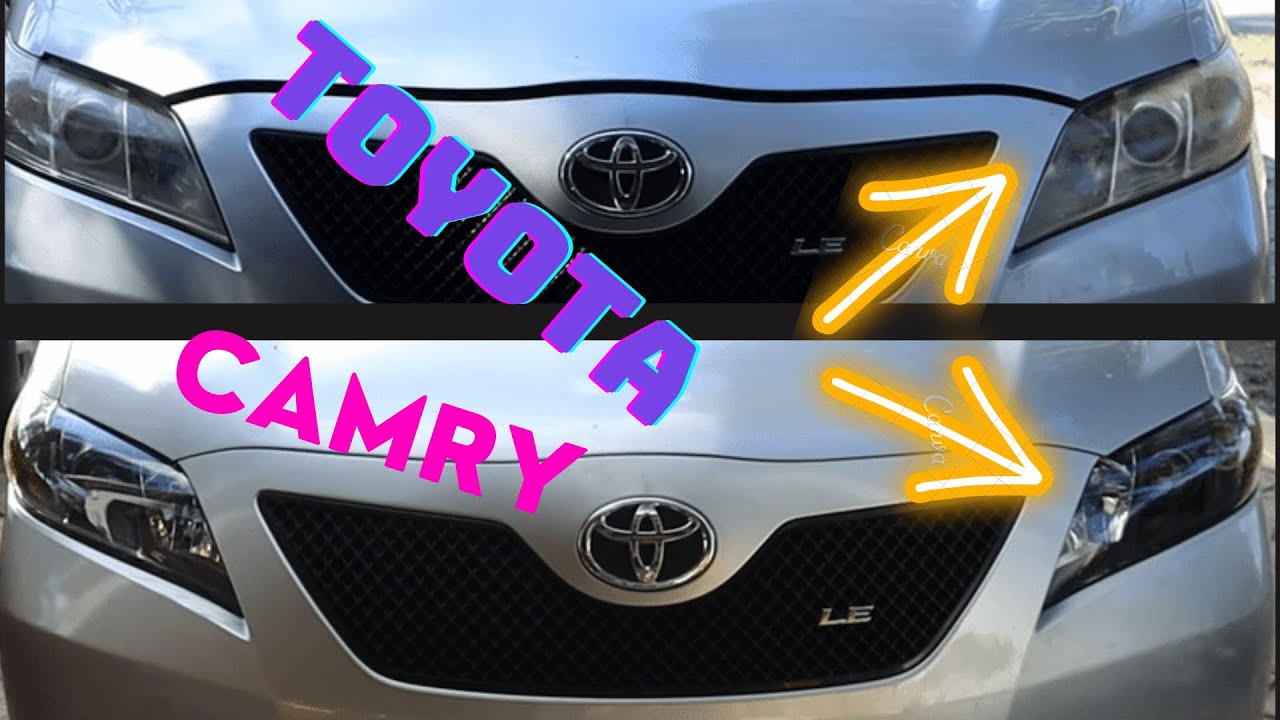 How to Replace Headlight 20072011 Toyota Camry Headlights