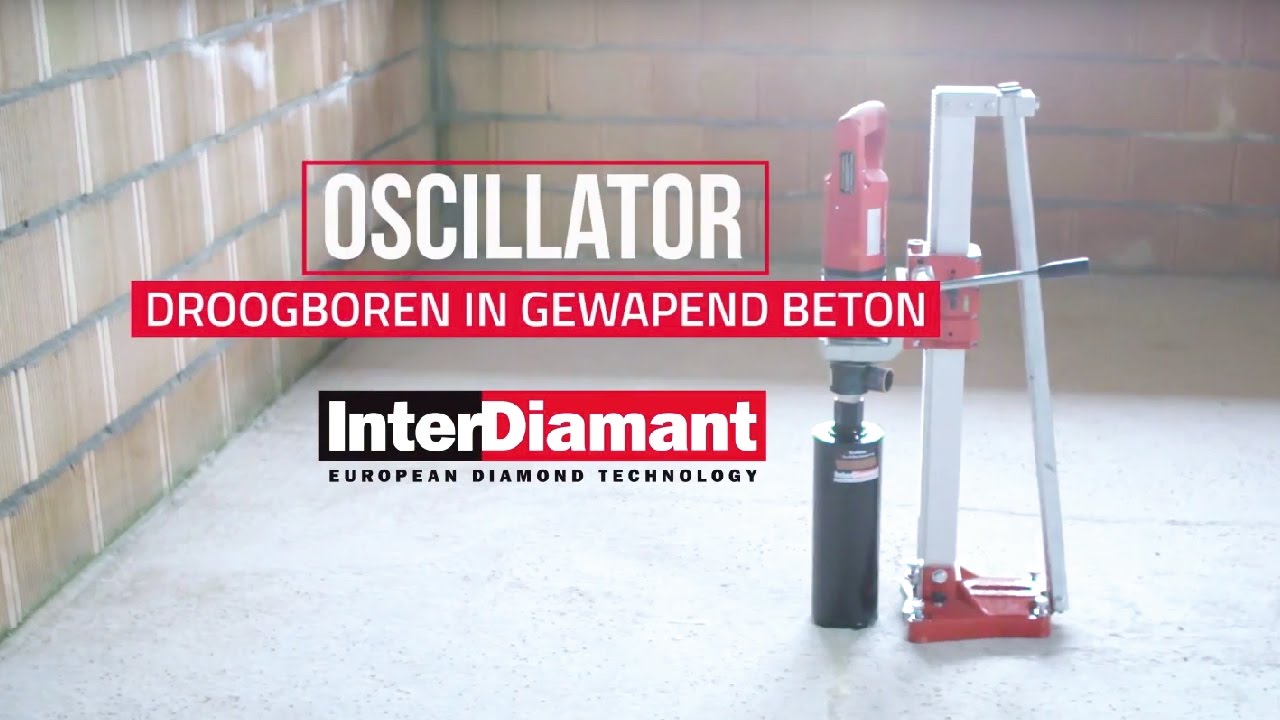 Interdiamant Oscillator, droogboren tot 160mm