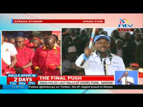Jubilee will be sent home because of the high price of ‘Unga’ - Kalonzo Musyoka