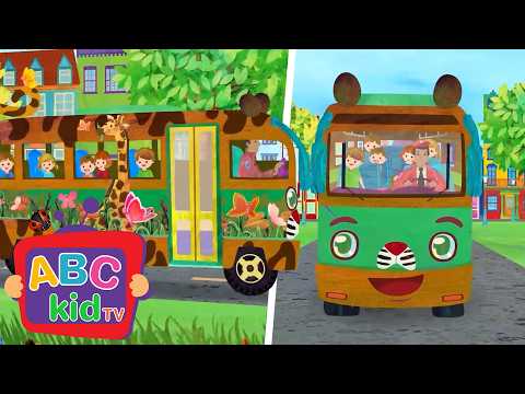 Wheels on the Bus and Vehicles!🚌 | Simple Songs | ABC Kid TV Nursery Rhymes & Kids Songs