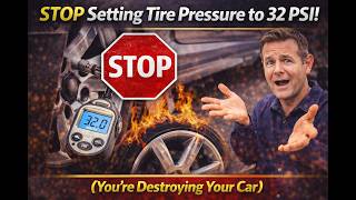 STOP Setting Tire Pressure to 32 PSI!(You're Destroying Your Car?)