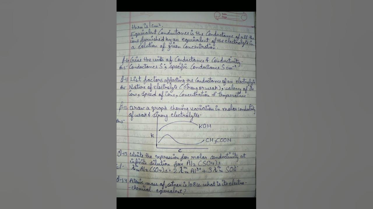 NIOS intext questions of chemistry chapter 13 electrochemistry for