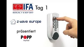 Ifa Update Tag 1 - Popp Präsentiert Erstes Z-Wave Outdoor Keypad