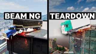 ФИЗИКА В BEAMNG DRIVE ПРОТИВ TEARDOWN! screenshot 4