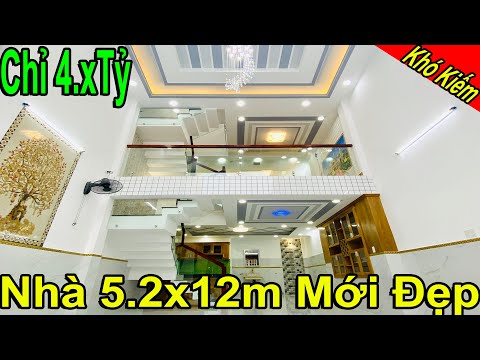 Bán nhà Gò Vấp giá rẻ | 248 ❤️️ Xem nhanh nhà mới đẹp diện tích khó kiếm 5.2x12m trung tâm Phường 11