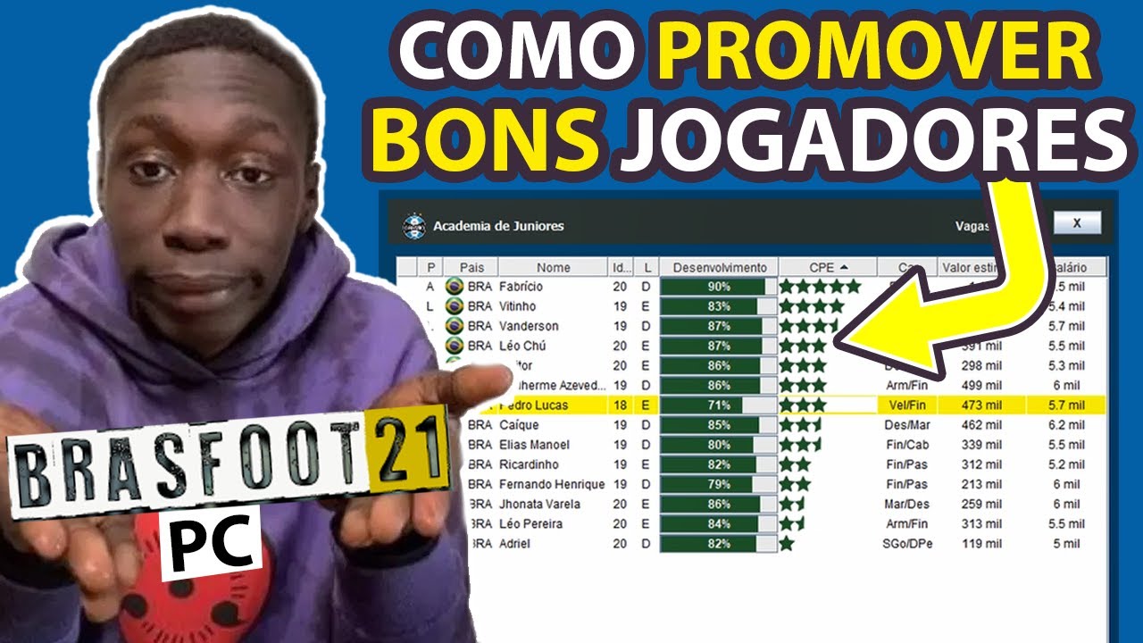 COMO FAZER SEUS JOGADORES VIRAREM ESTRELAS DOURADAS - Brasfoot