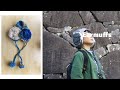 イヤーマフ編みました　かぎ針編み　crochet