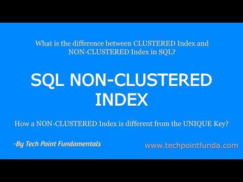 فيديو: ما هو الفرق بين فهرس متفاوت وغير متفاوت في SQL Server؟