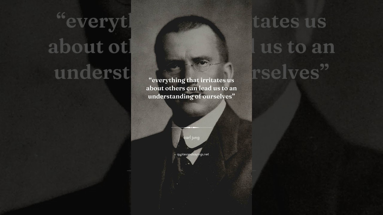 Watch everything that irritates us about others can lead us to an understanding of ourselves on YouTube Watch everything that irritates us about others can lead us to an understanding of ourselves on YouTube