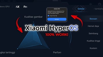 CARA AKTIFKAN GPU SETTING DI GAME TURBO XIAOMI HYPEROS
