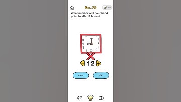 "Brain Out Level 70: Hour Hand Position After 3 Hours"? #brainoutbrainouts #brainout #impossible