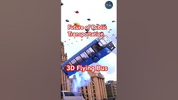 Gyroscopic - Future Flying Bus | future tech #shorts #vfxhd #video #flyingbus #3d