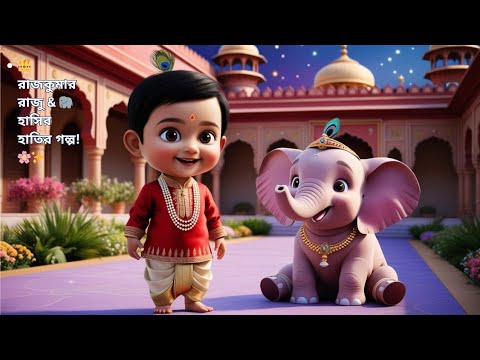 👑🐘 Prince Raju and the Laughing Elephant | Magical Baby Storytime | 3D ...