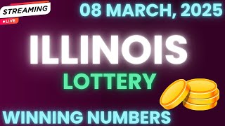 Illinois Midday Lottery Results For - 08 Mar 2025