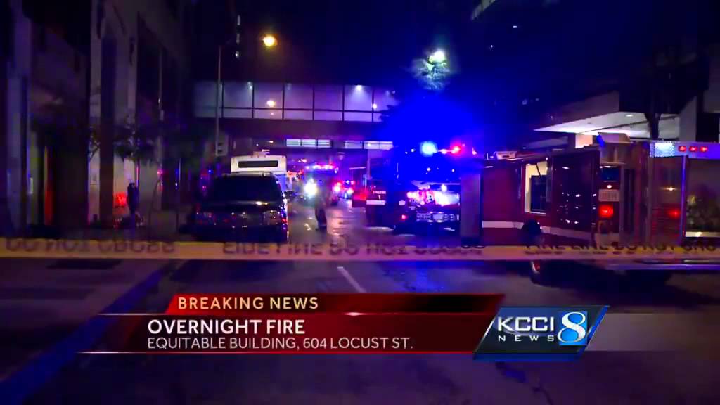 3 firefighters hurt in fire at Equitable Building