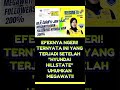 EFEKNYA NGERI TERNYATA INI