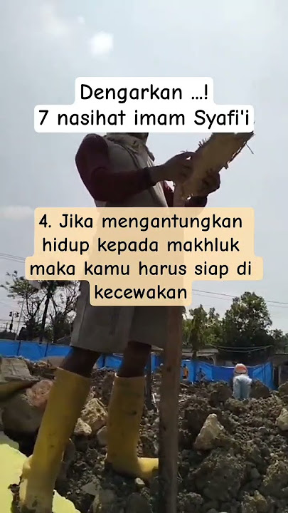 dengarkan..! 7 nasihat imam Syafi'i #doa #cinta #iman #islam #ikhsan #nasihat #imamsyafi #madzab