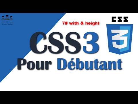 #css #html #web_coding 7/ CSS3 width height Darija