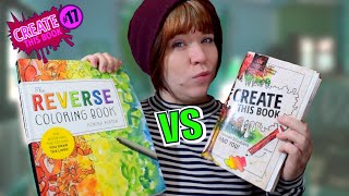Create this Book vs REVERSE COLORING BOOK | Inkblot Challenge