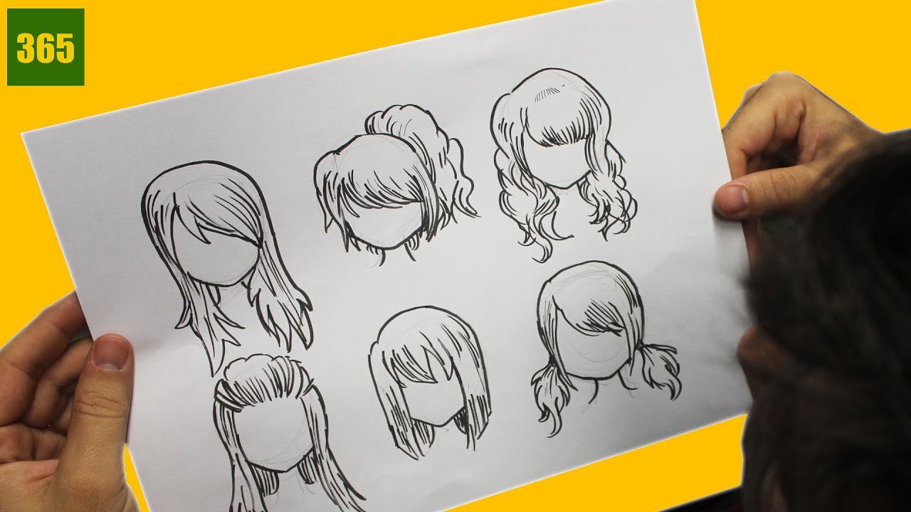 Comment Dessiner Anime Comment Dessiner Les Cheveux Manga