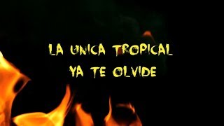 LA UNICA TROPICAL YA TE OLVIDE LETRA